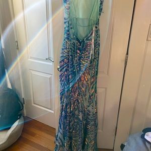 Jovani prom dress multicolour